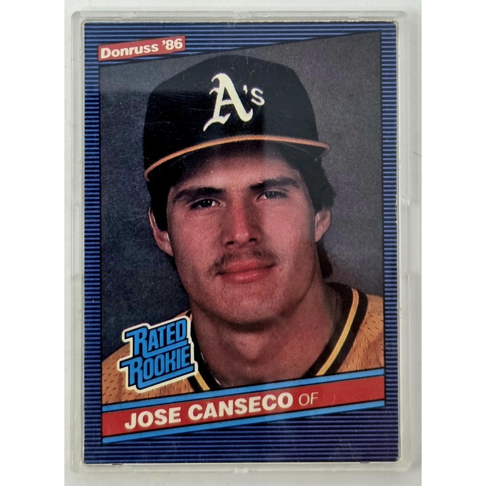 1986 Donruss - Rated Rookie Jose Canseco #39 (RC)